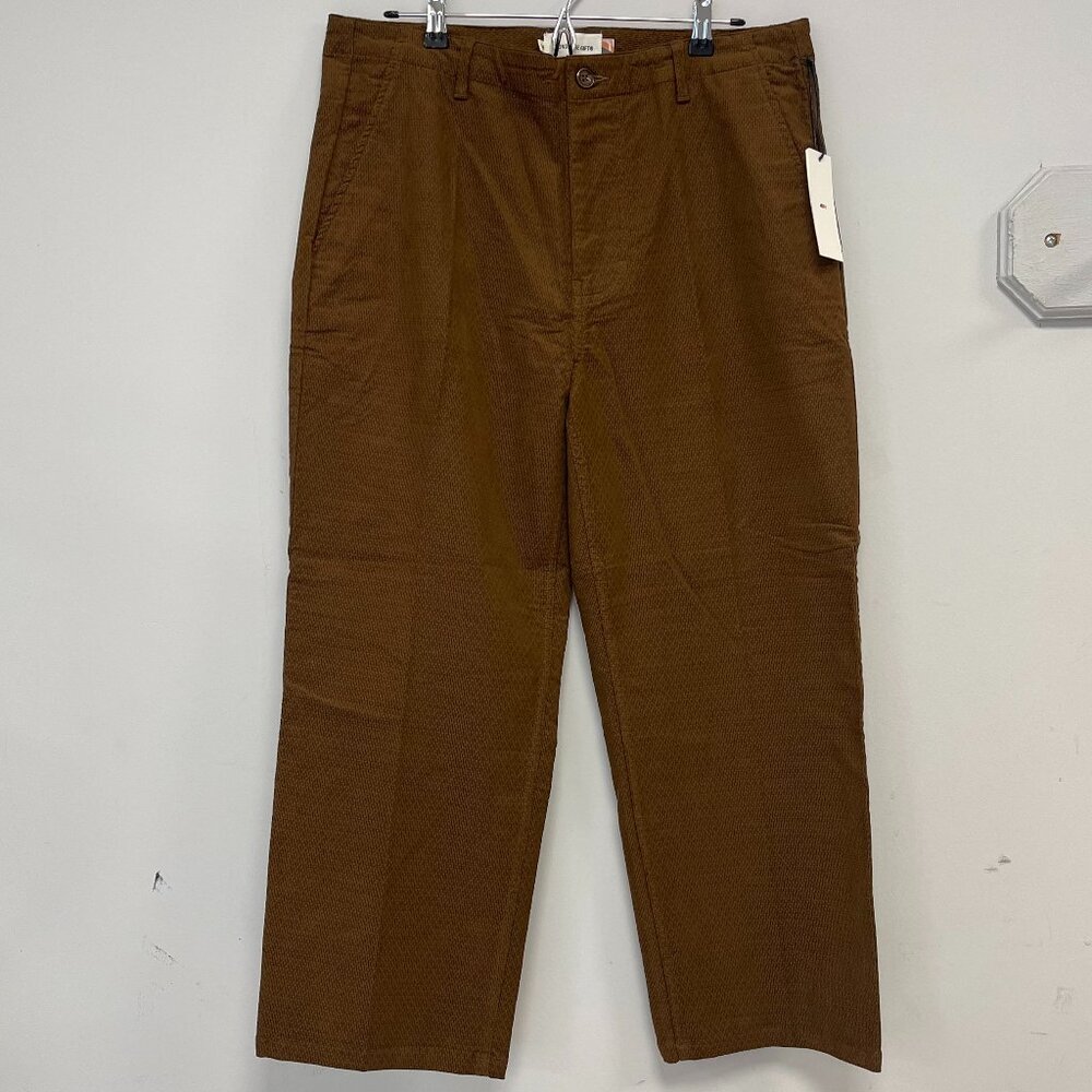 Honor the Gift Mens Corded Trouser Pant in Brown, Size 36 - NWT